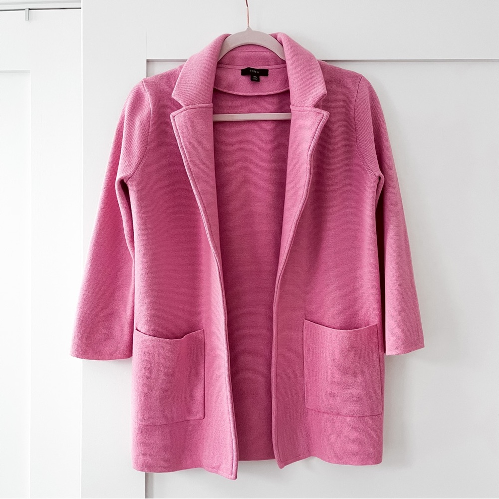 J.Crew Sophie Open Front Sweater Blazer